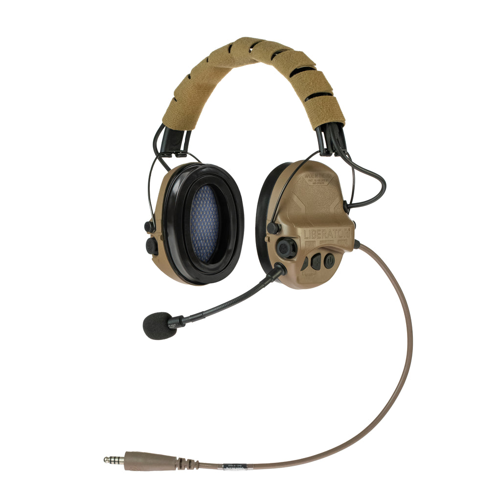 Liberator® IV Advanced Single Comm Headset with Hearing Protection