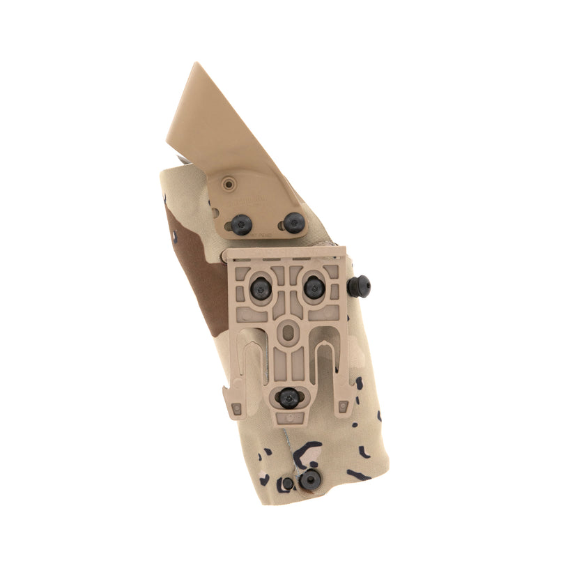 6354RDSO - ALS® Chocolate Chip Camo Holster w/ QLS19 Fork - Safariland