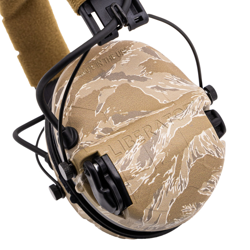 Liberator® HP 2.0 Hearing Protection - Desert Tiger Stripe - Safariland