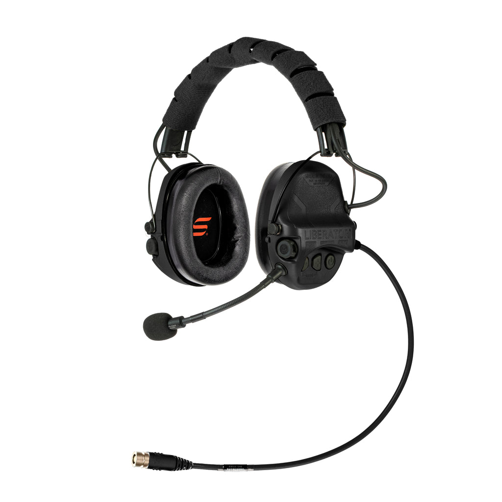 LIBERATOR® V Advanced Dual Comm Headset with Hearing Protection