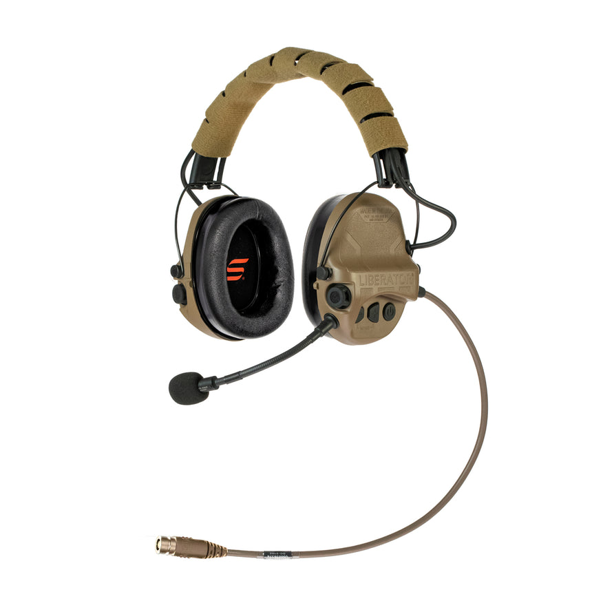 LIBERATOR® V Advanced Dual Comm Headset with Hearing Protection and PTT System - Safariland