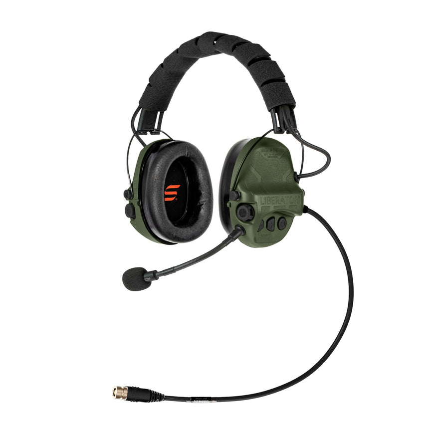LIBERATOR® V Advanced Dual Comm Headset with Hearing Protection and PTT System - Safariland