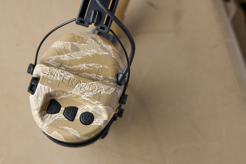 Liberator® HP 2.0 Hearing Protection - Desert Tiger Stripe - Safariland