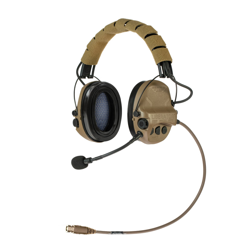 LIBERATOR® V Advanced Dual Comm Headset with Hearing Protection and PTT System - Safariland