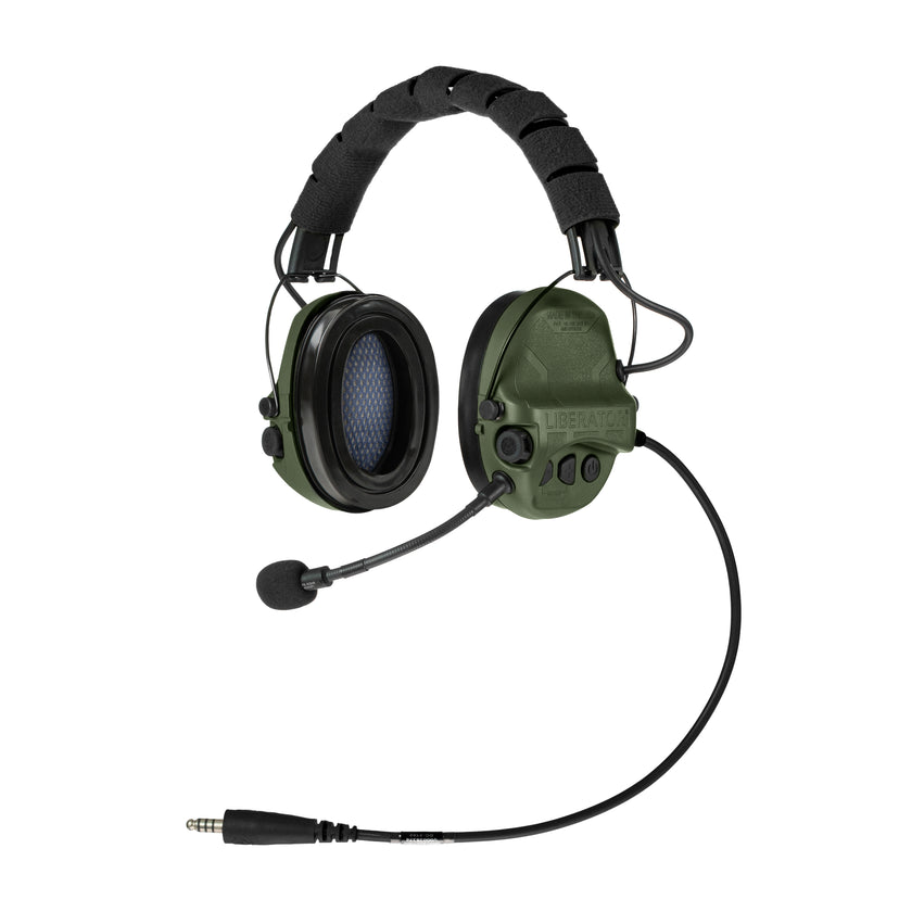 Liberator® IV Advanced Single Comm Headset with Hearing Protection 