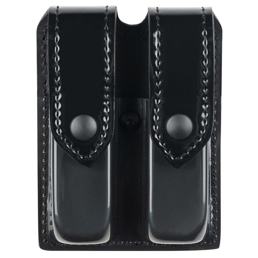 77 - Double Magazine Pouch Black Snap - Safariland