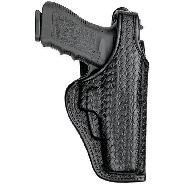 Bianchi 777 Triple Magazine Pouch – Fits Glock 17/22, Basket Weave, Black