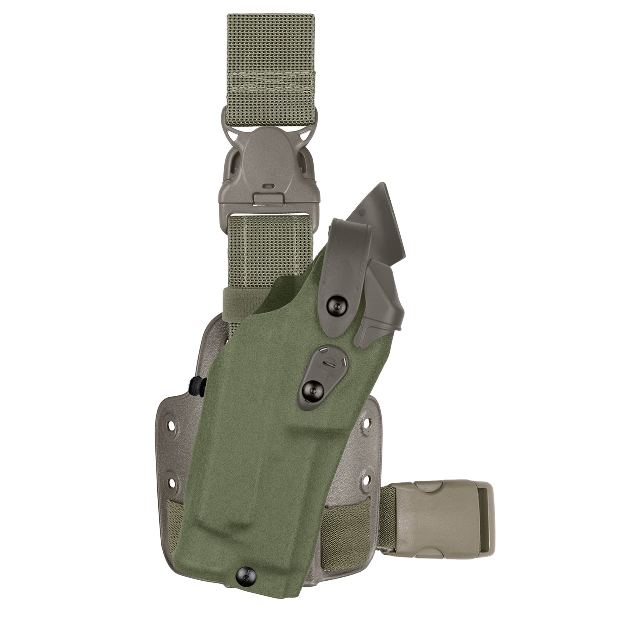 Model 6305 ALS/SLS Tactical Holster w/ Quick-Release Leg Strap for Glock 17  w/ Light/Pressure Switch