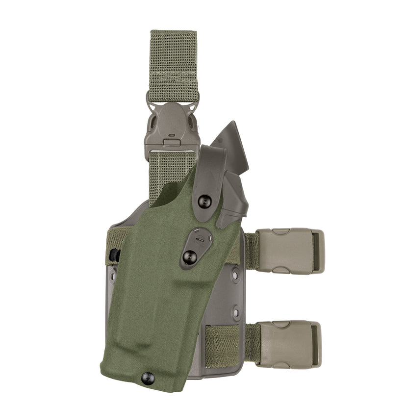 Blackhawk Carrying Case (Drop Leg) for Gun - Foliage Green - Leg Strap Belt
