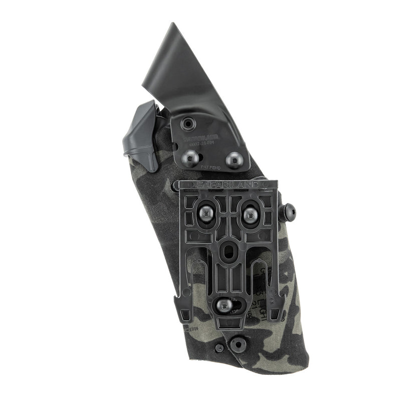 Safariland 6354DO QLS 19 Fork Tactical Holster – Right Hand, Glock 17/22 W/ X300U, Multicam, Level 2