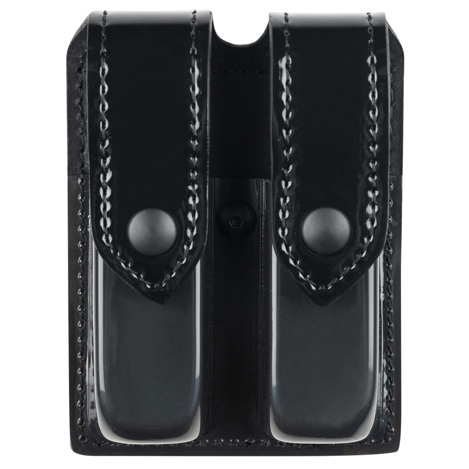 77 - Double Magazine Pouch Black Snap | Safariland 